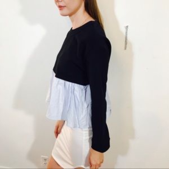 ZARA TRUFALUC COLLECTION PEPLUM SWEATER TOP S 0297 - Picture 5 of 8